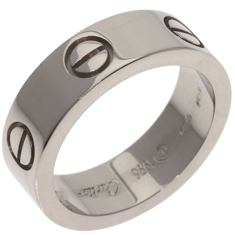 Cartier Love Ring 49 Ring 18K White Gold