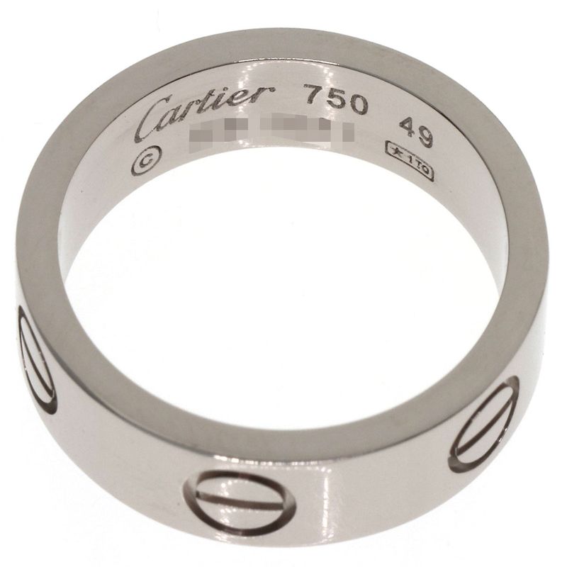 Cartier Love Ring 49 Ring 18K White Gold