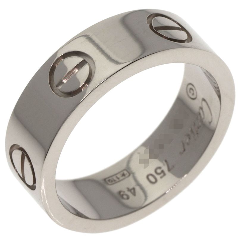 Cartier Love Ring 49 Ring 18K White Gold