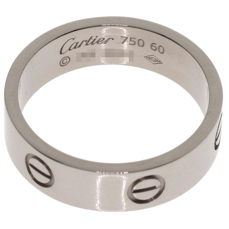 Cartier Love Ring 60 Ring 18K White Gold