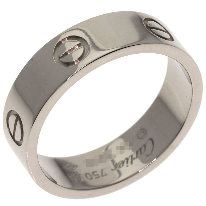 Cartier Love Ring 60 Ring 18K White Gold