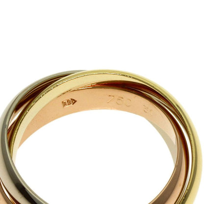Cartier Trinity 51 Ring 18K Yellow Gold 18K White Pink