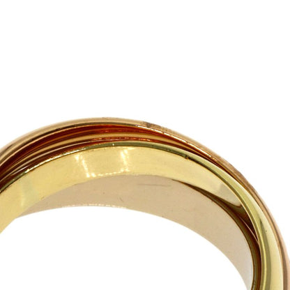 Cartier Trinity 51 Ring 18K Yellow Gold 18K White Pink