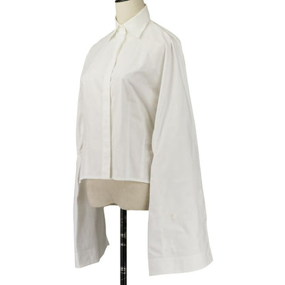 Celine Phoebe Philo Era Chunky Sleeve Shirt 34 White