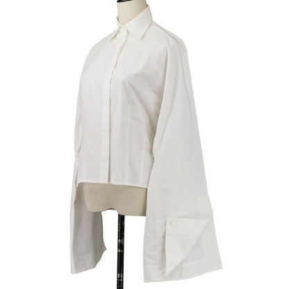 Celine Phoebe Philo Era Chunky Sleeve Shirt 34 White