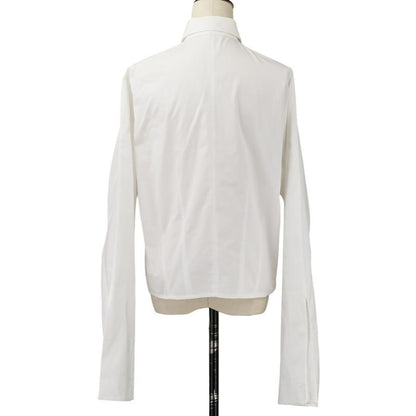 Celine Phoebe Philo Era Chunky Sleeve Shirt 34 White
