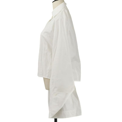 Celine Phoebe Philo Era Chunky Sleeve Shirt 34 White