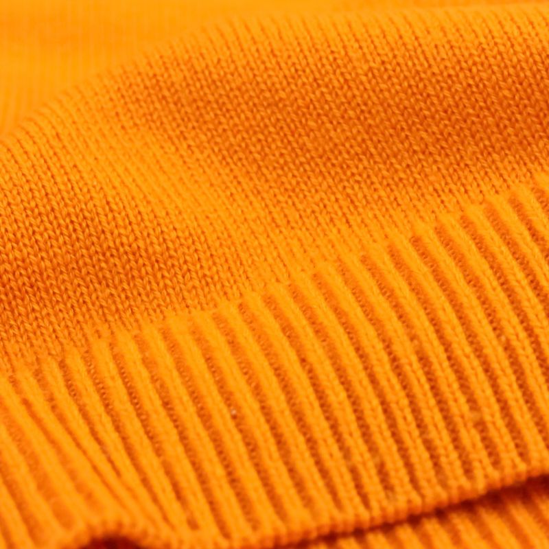 Hermes Funny Lce Cream Short Sleeve Cashmere Knit 40 Orange