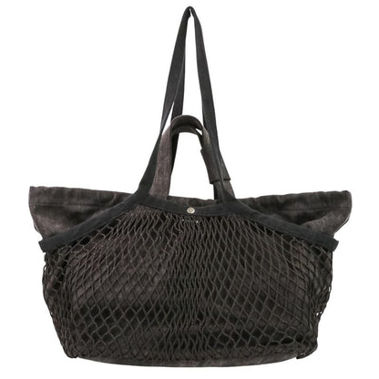 Balenciaga 24 7 Mesh Washed Tote M Black