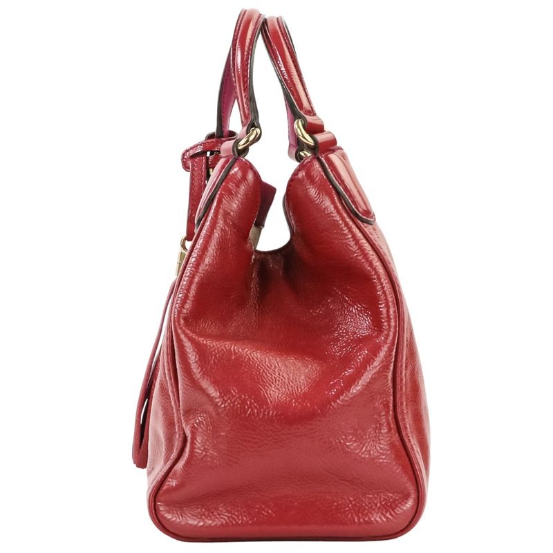 Gucci Soho Interlocking Leather 2-Way Handbag Red