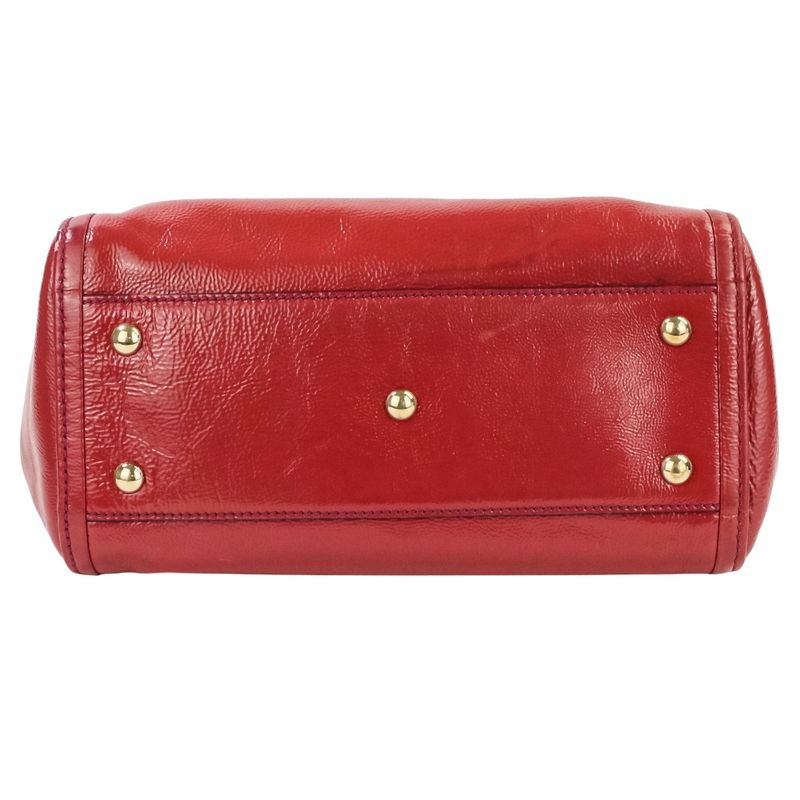 Gucci Soho Interlocking Leather 2-Way Handbag Red