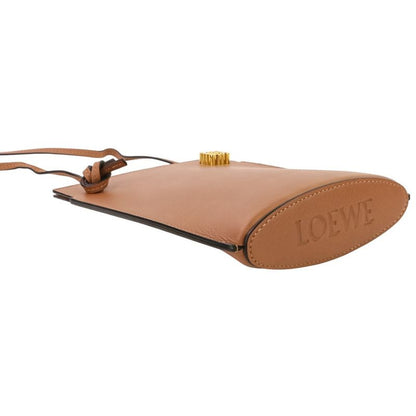 Loewe Anagram Dice Phone Pouch Shoulder Pochette Brown