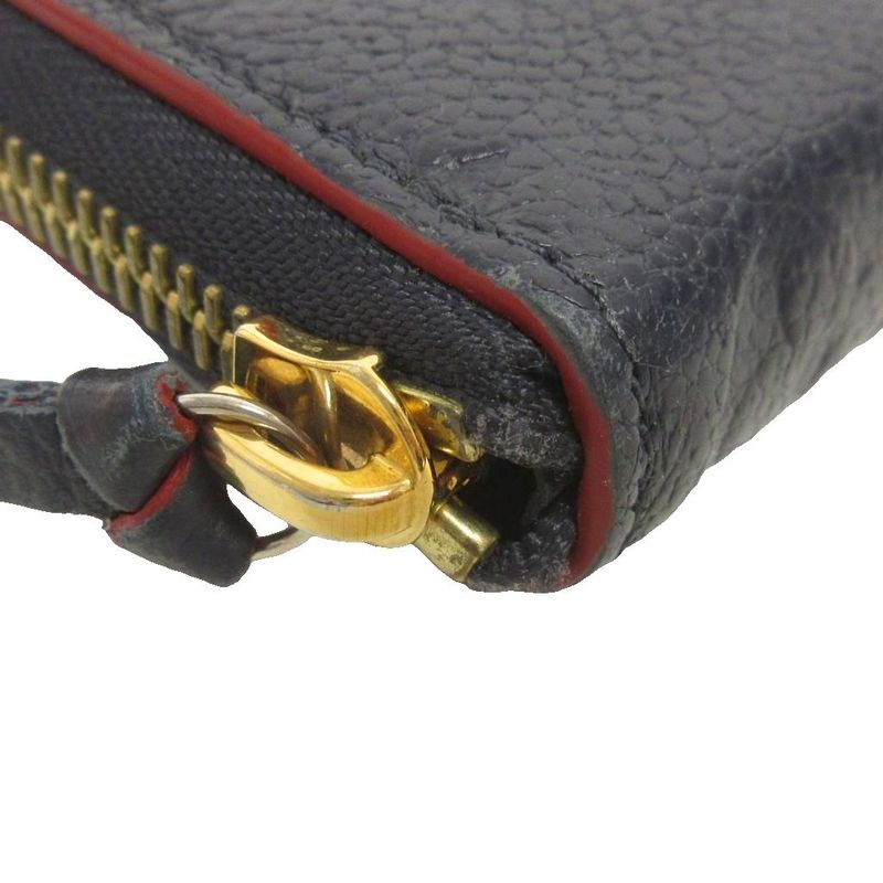 Louis Vuitton Portefeuille Clemence Zippy Wallet Monogram Empreinte Long