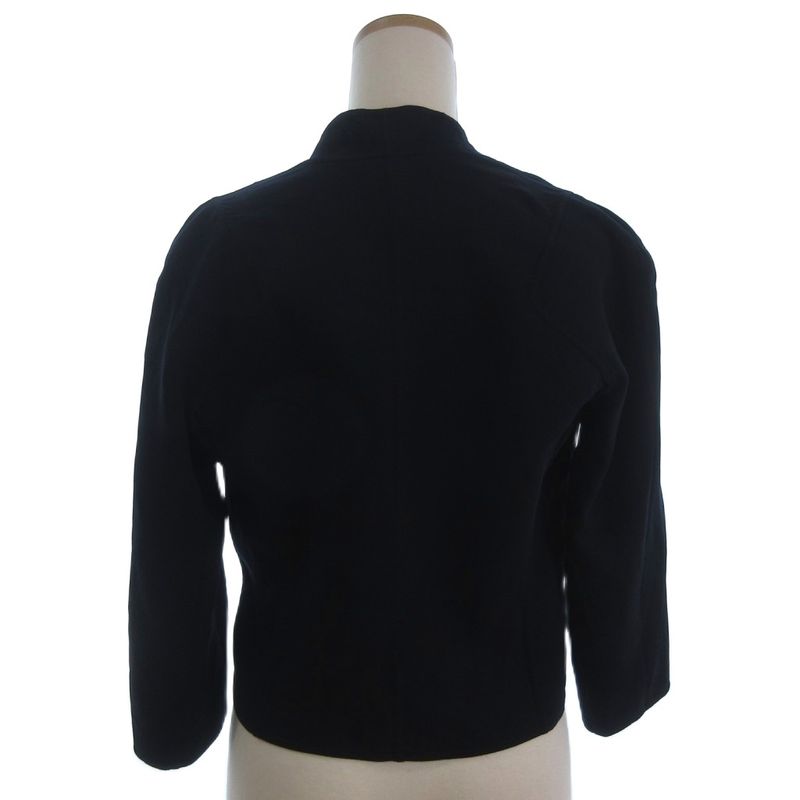 Celine Terrace Jacket Collarless Navy 36