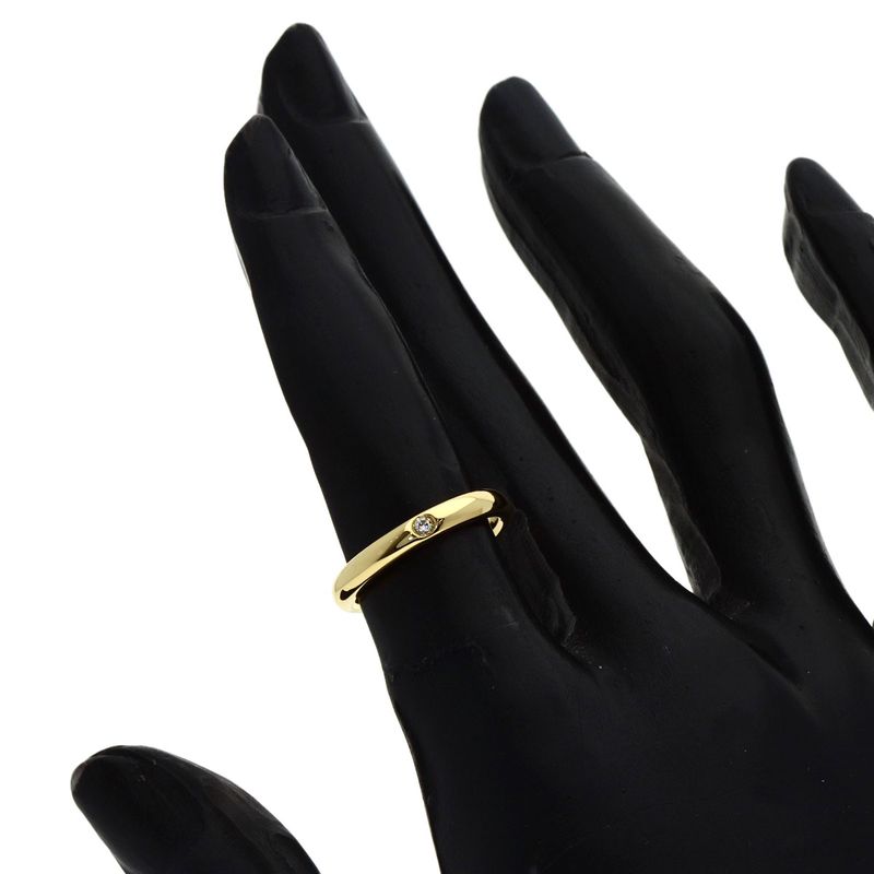 Tiffany & Co. Wedding Diamond Ring 18K Yellow Gold