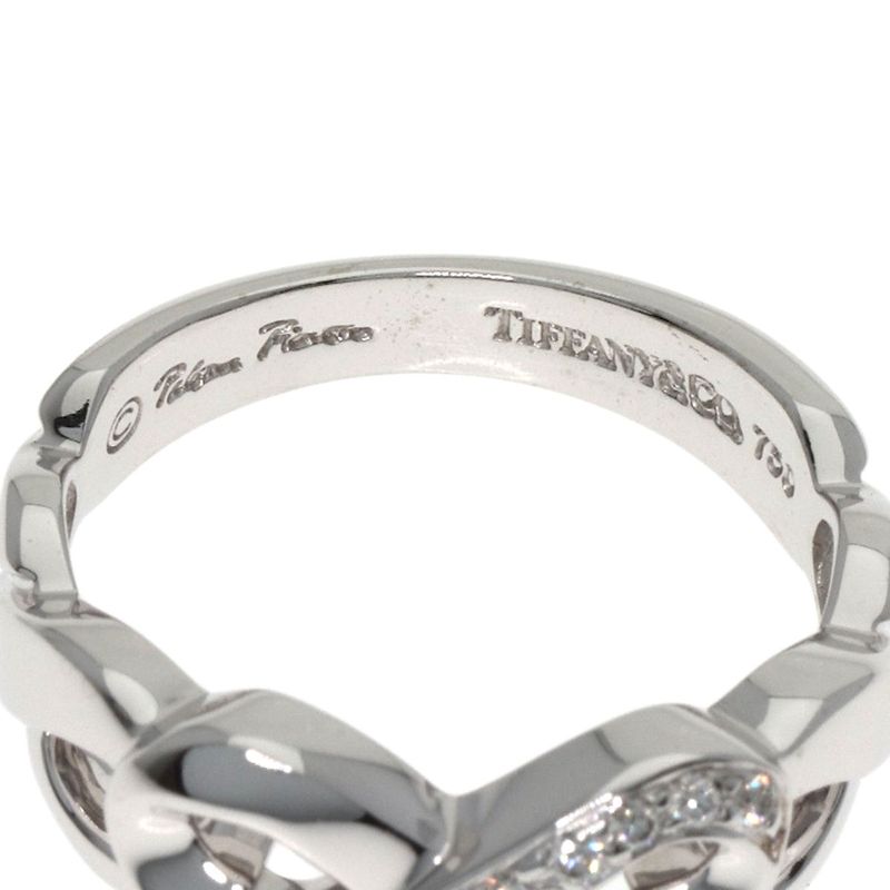 Tiffany & Co. Loving Heart Diamond Ring 18K White Gold