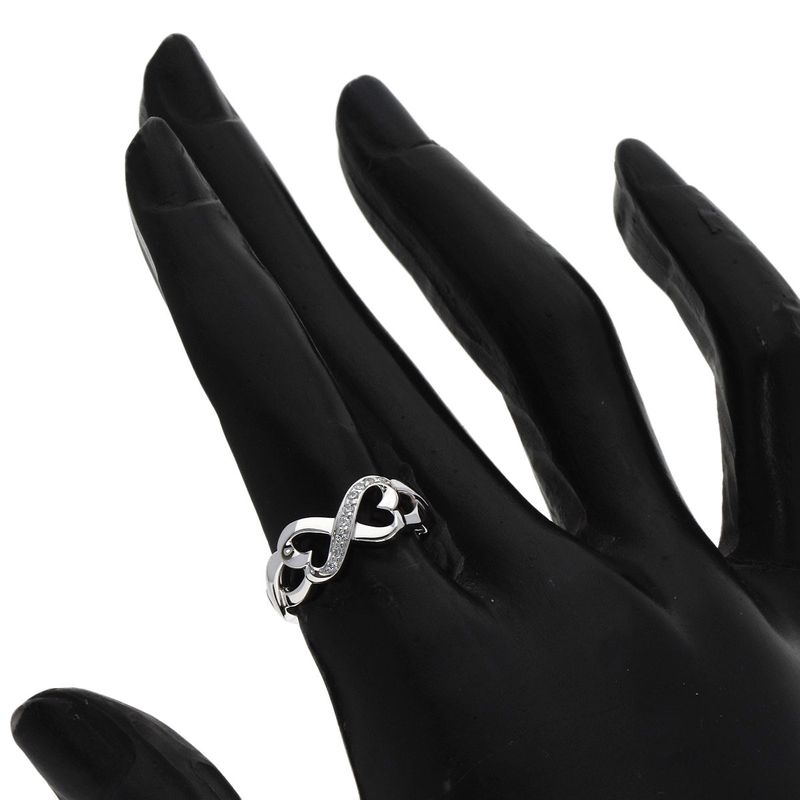 Tiffany & Co. Loving Heart Diamond Ring 18K White Gold