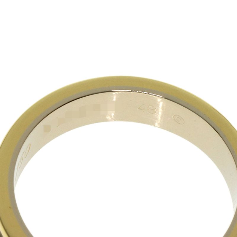 Cartier Three Gold 48 Ring 18K Yellow Gold 18K White Pink