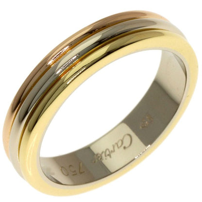 Cartier Three Gold 48 Ring 18K Yellow Gold 18K White Pink