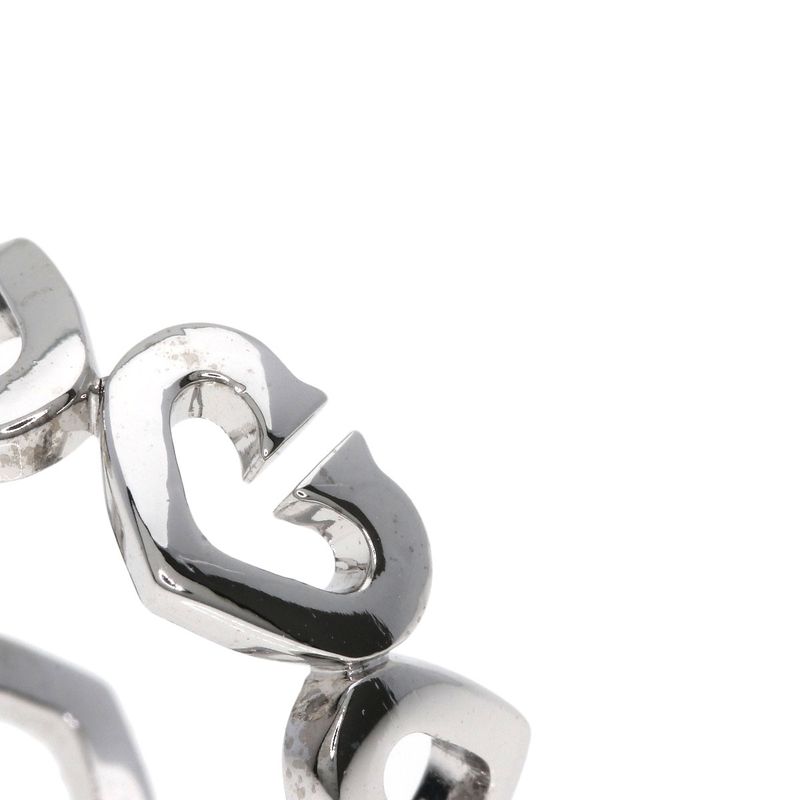 Cartier C Heart Diamond Ring 18K White Gold