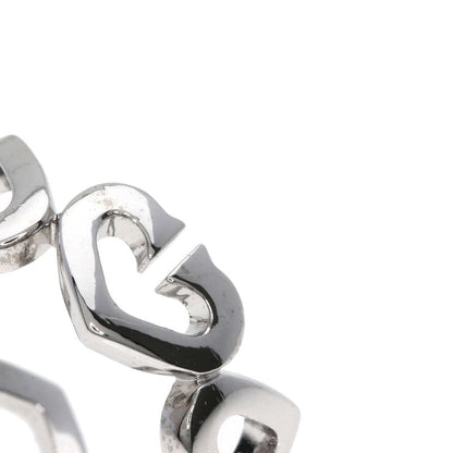 Cartier C Heart Diamond Ring 18K White Gold
