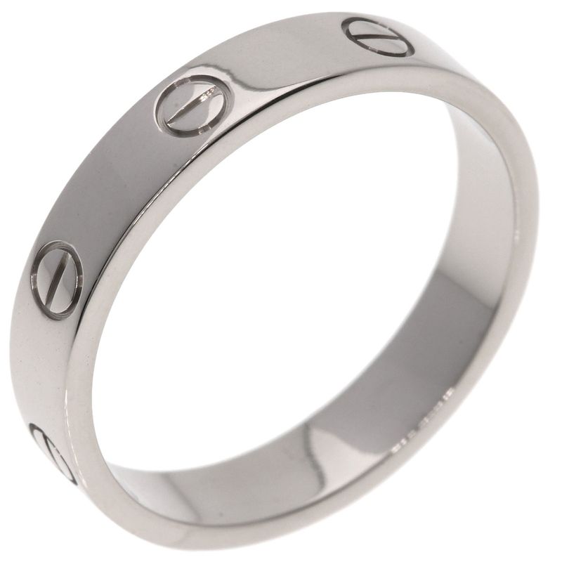 Cartier Mini Love Ring 58 Ring 18K White Gold