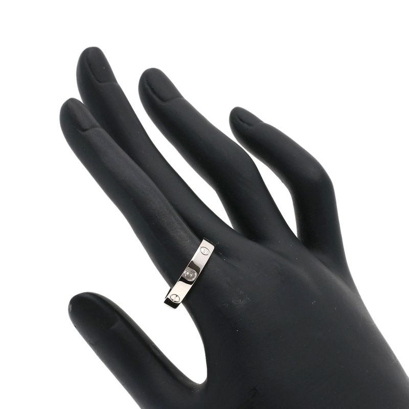 Cartier Mini Love Ring 58 Ring 18K White Gold