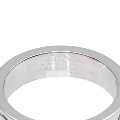 Cartier Love Ring Black Saffiano 59 Ring 18K White Gold