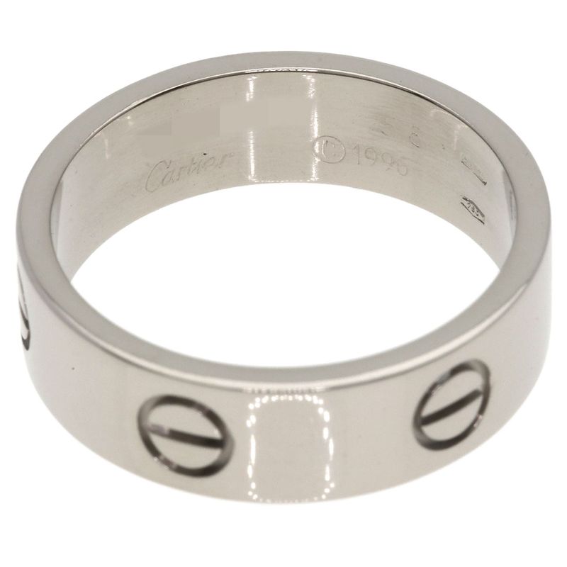 Cartier Love Ring 58 Ring 18K White Gold