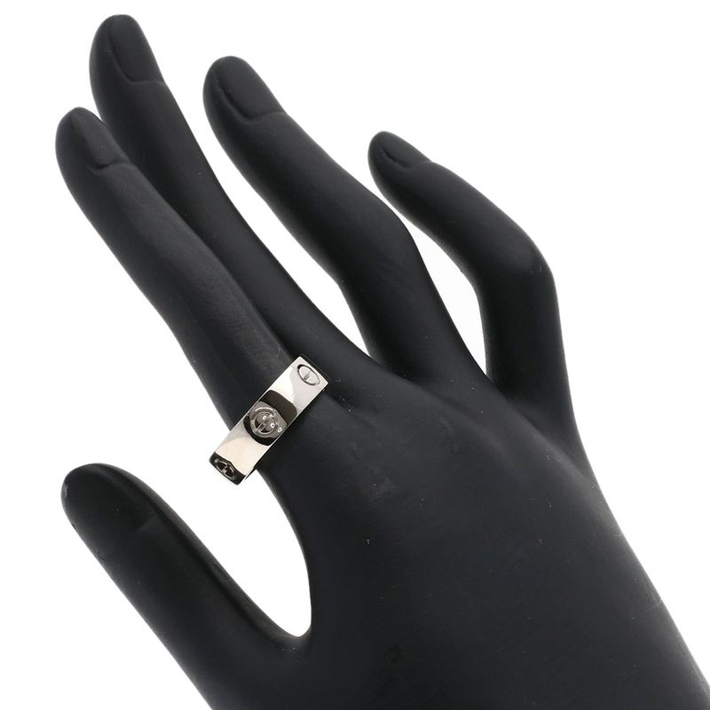 Cartier Love Ring 58 Ring 18K White Gold