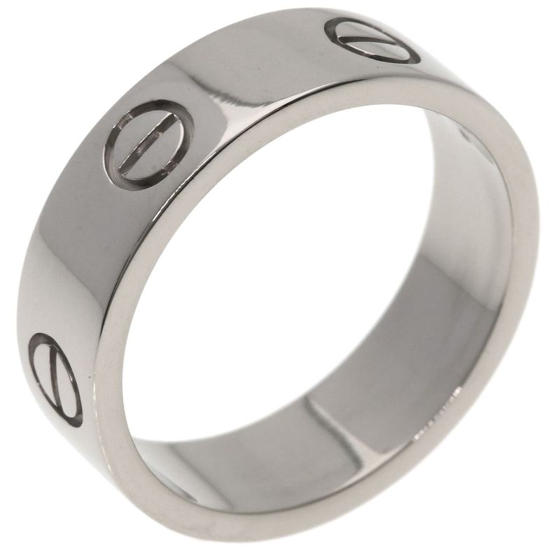 Cartier Love Ring 58 Ring 18K White Gold