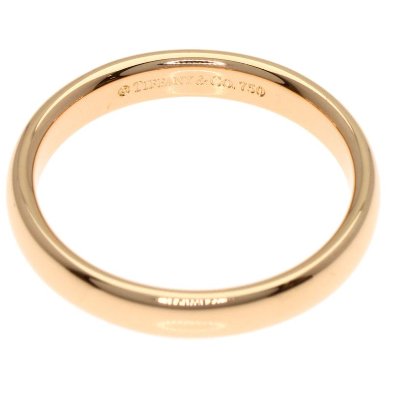 Tiffany & Co. Wedding Band Ring 18K Pink Gold