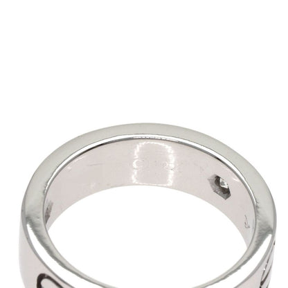 Cartier Love Ring Half Diamond Ring 18K White Gold