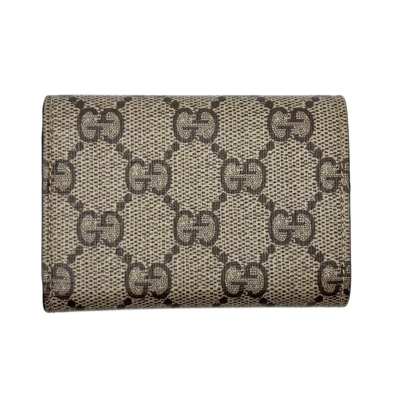 Gucci Wallet Trifold GG Supreme the Hacker Project Paper Mini Beige