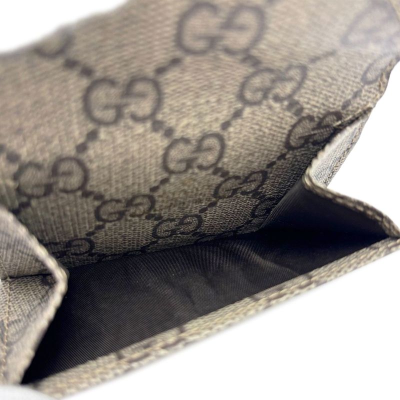 Gucci Wallet Trifold GG Supreme the Hacker Project Paper Mini Beige