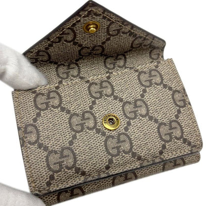 Gucci Wallet Trifold GG Supreme the Hacker Project Paper Mini Beige