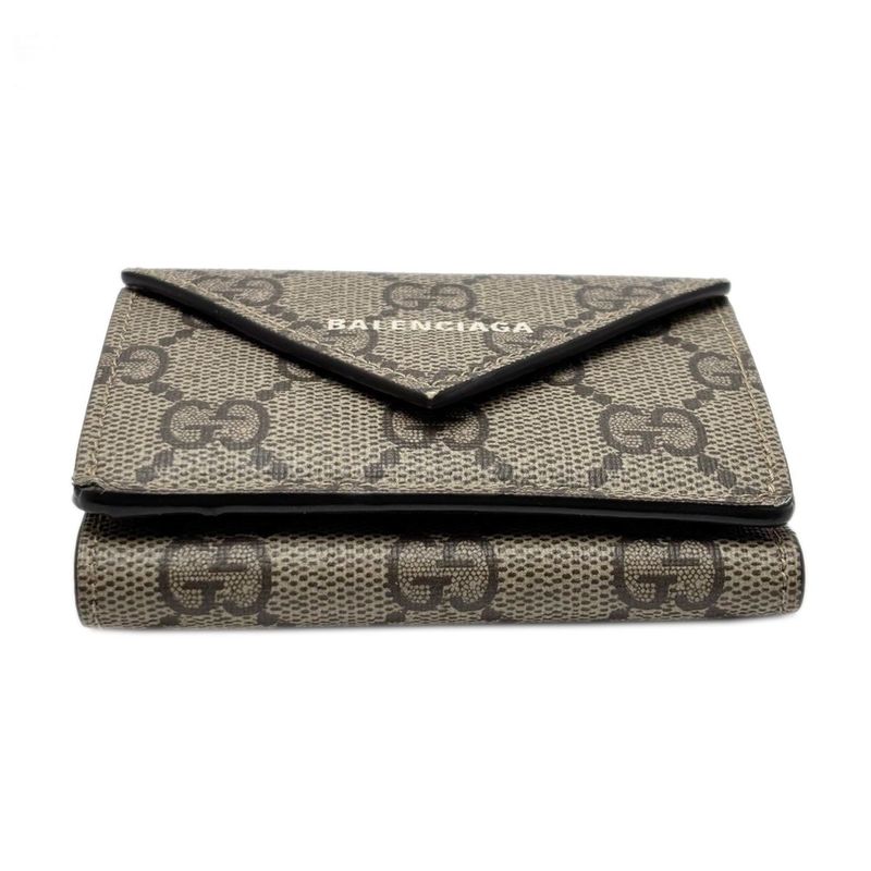 Gucci Wallet Trifold GG Supreme the Hacker Project Paper Mini Beige