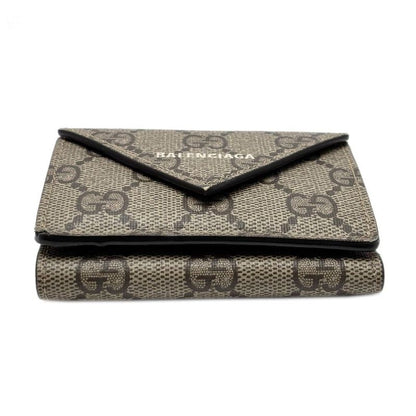 Gucci Wallet Trifold GG Supreme the Hacker Project Paper Mini Beige