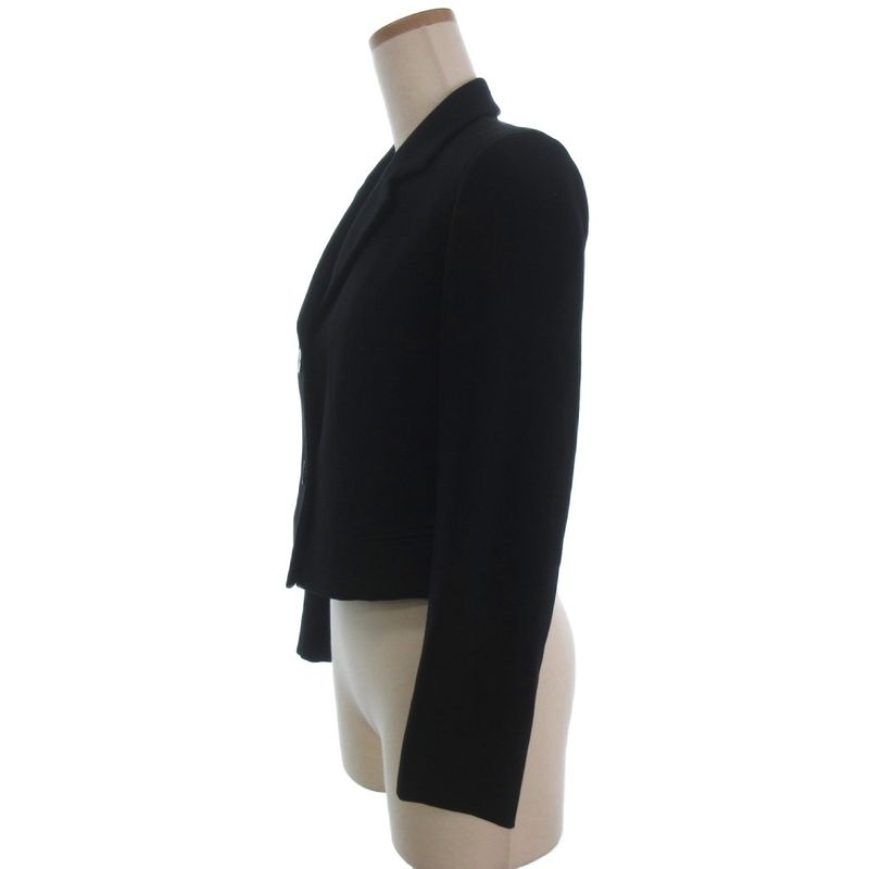 Fendi Short Terrace Jacket Wool Black 40