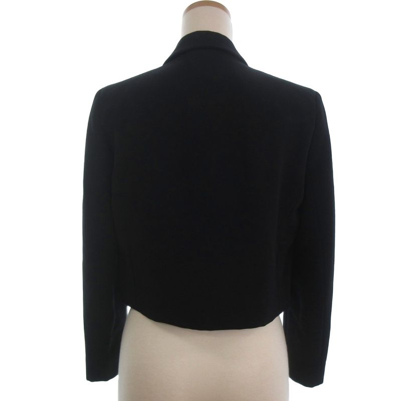 Fendi Short Terrace Jacket Wool Black 40