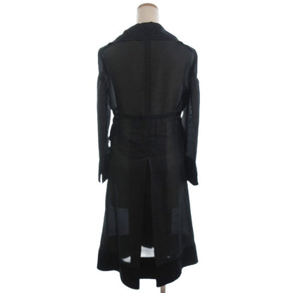 Celine Star Coat Silk Blend Black 36