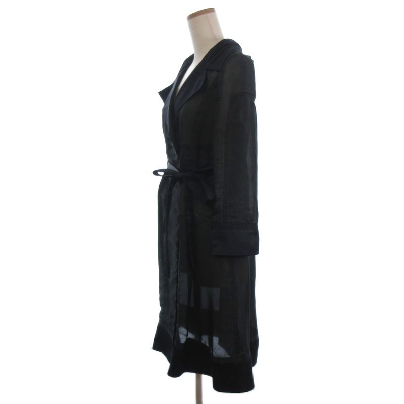 Celine Star Coat Silk Blend Black 36