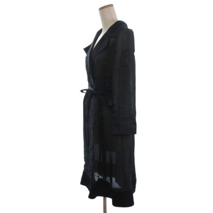 Celine Star Coat Silk Blend Black 36