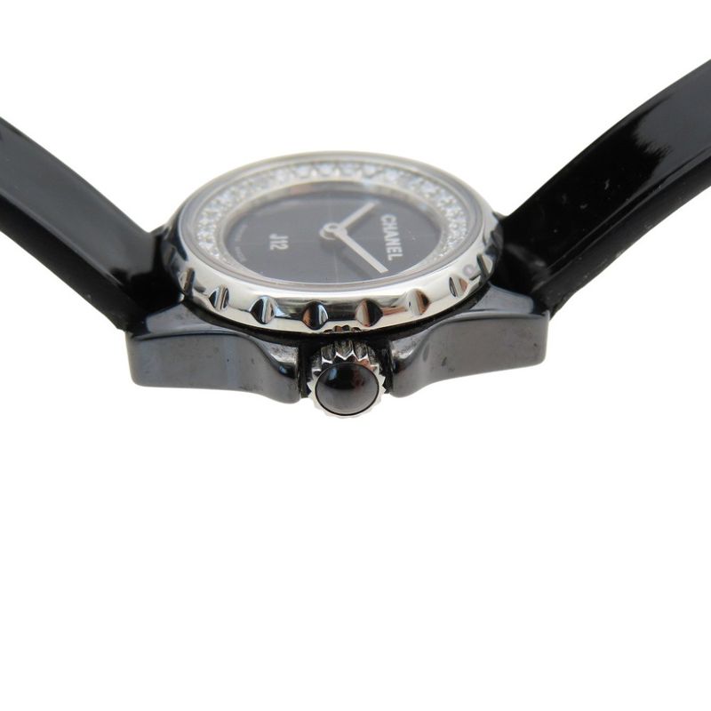 Chanel Diamond Bezel with Globe Limited Quartz Watch Ceramic