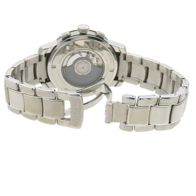 Tiffany & Co. Mark Chronograph Back Slot Automatic Winding Watch Stainless