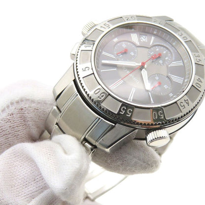 Tiffany & Co. Mark Chronograph Back Slot Automatic Winding Watch Stainless