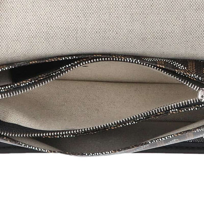 Goyard Pochette Plumet Canvas Pouch Wallet Shoulder Bag