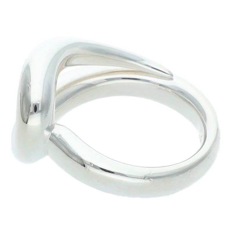 Hermes Licol Silver Ring 56
