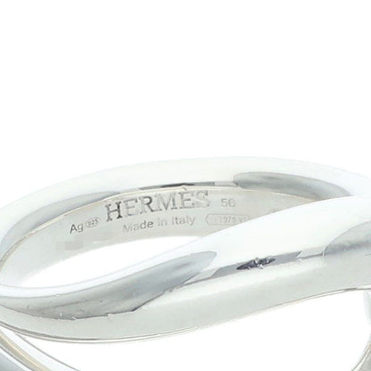 Hermes Licol Silver Ring 56