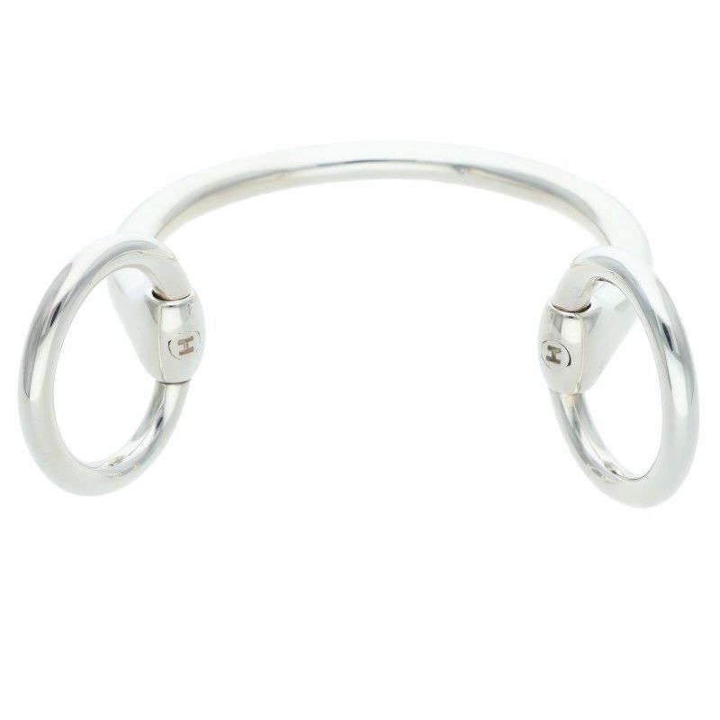 Hermes Nausicaa Silver Bangle